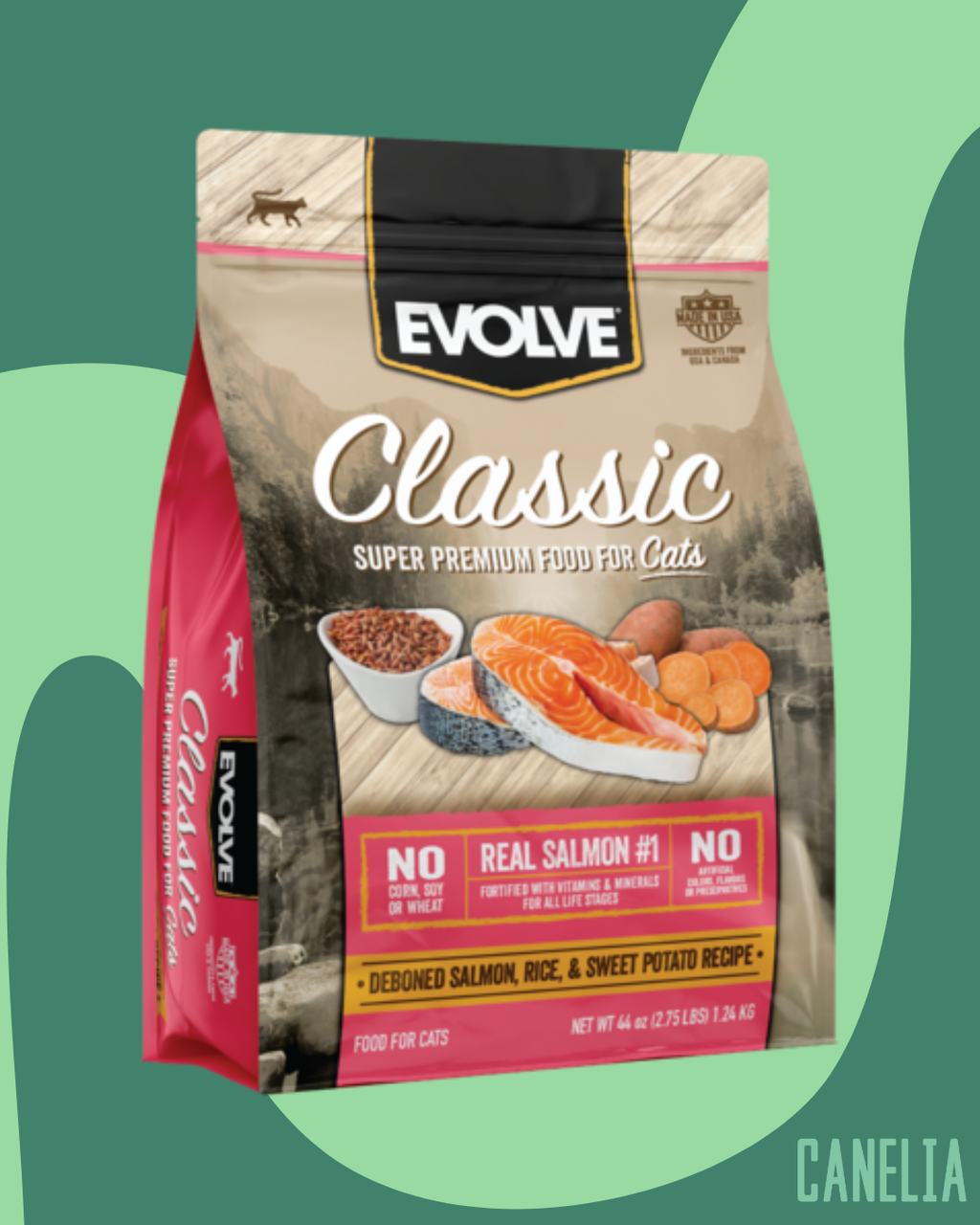 Evolve Cat adult classic salmón
